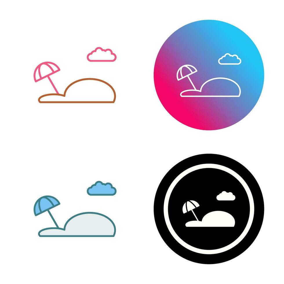 Beach Vector Icon