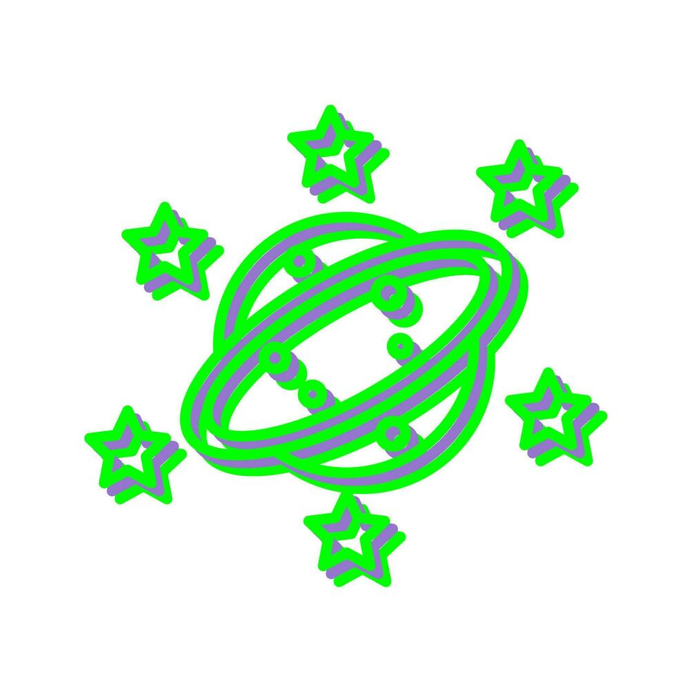 Saturn Vector Icon