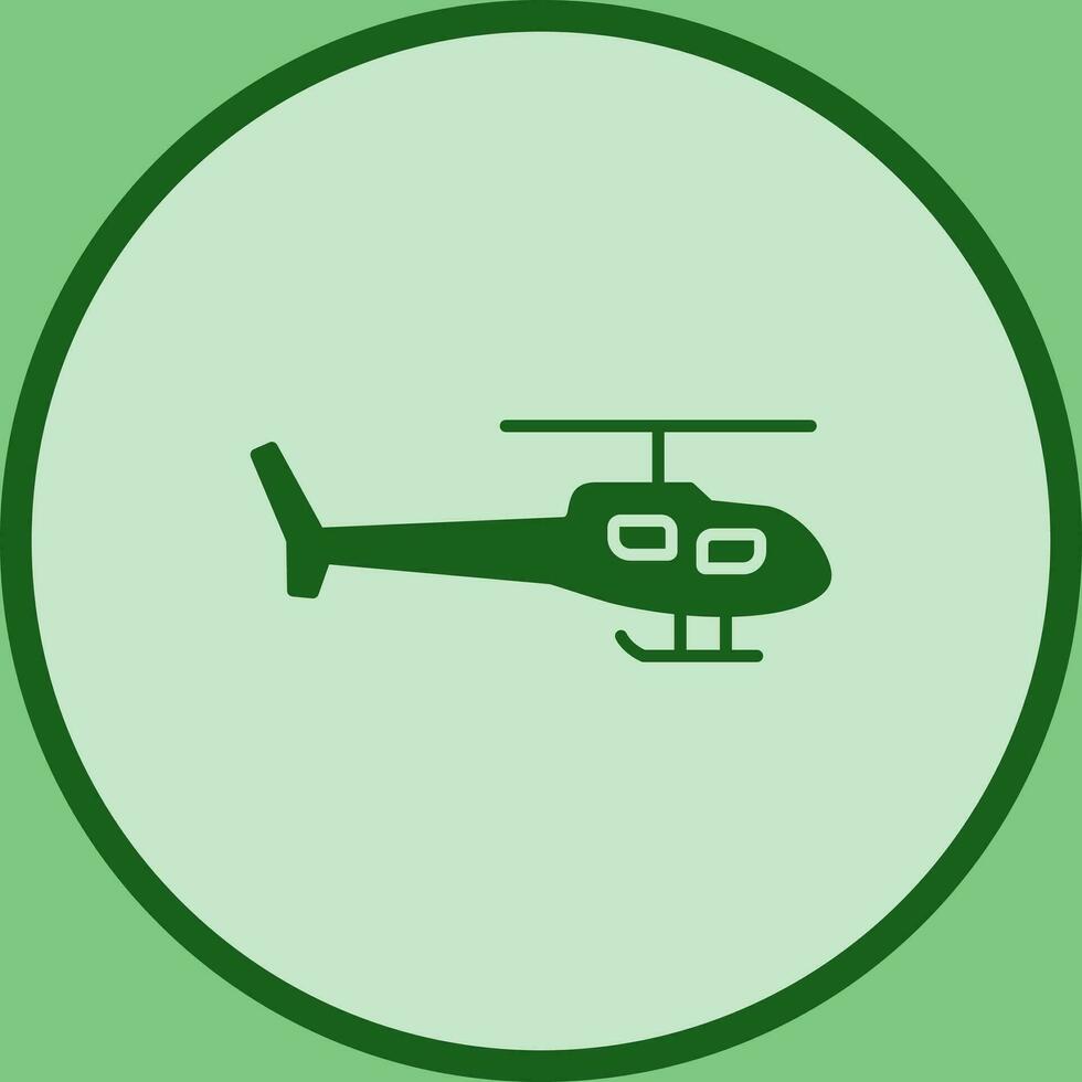 icono de vector de helicóptero