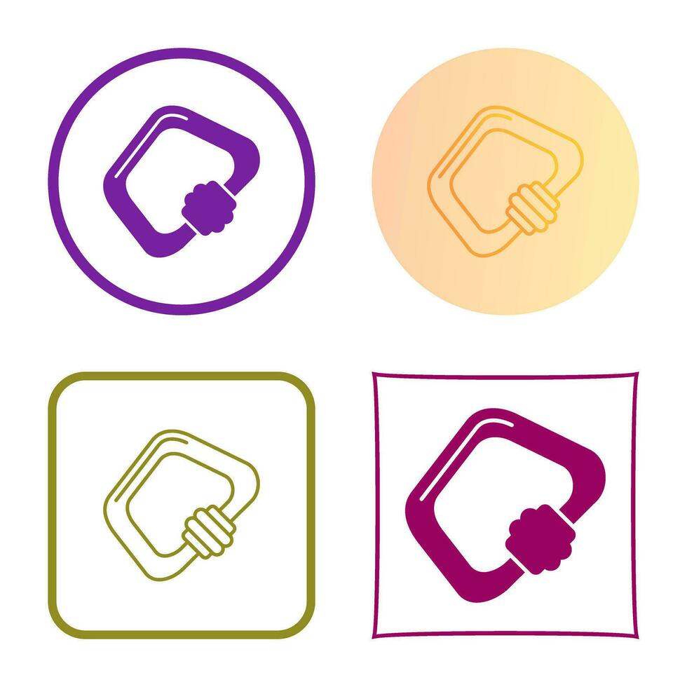 Carabiner Vector Icon