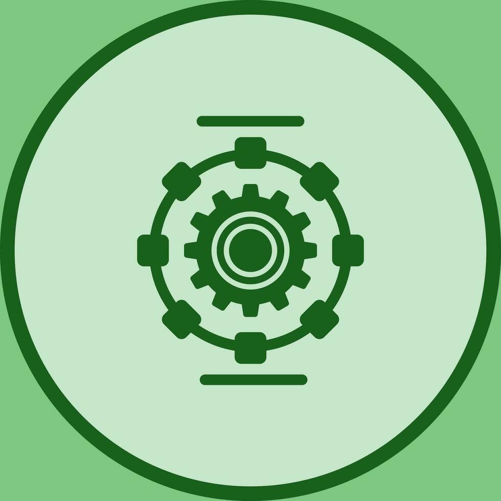 Automated Process Vector Icon
