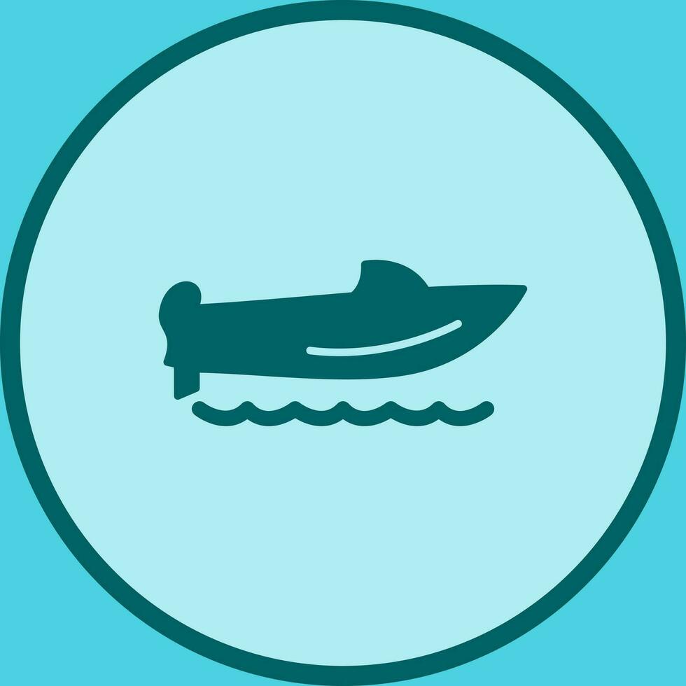 Speed Boat Vector Icon