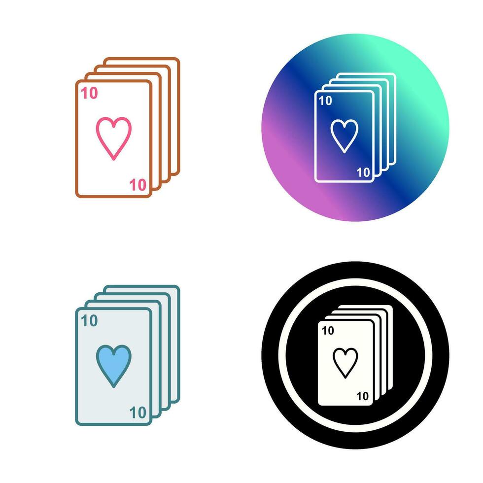 Deck of Cards Vector Icon