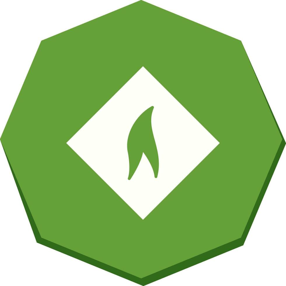 Flammable Material Vector Icon