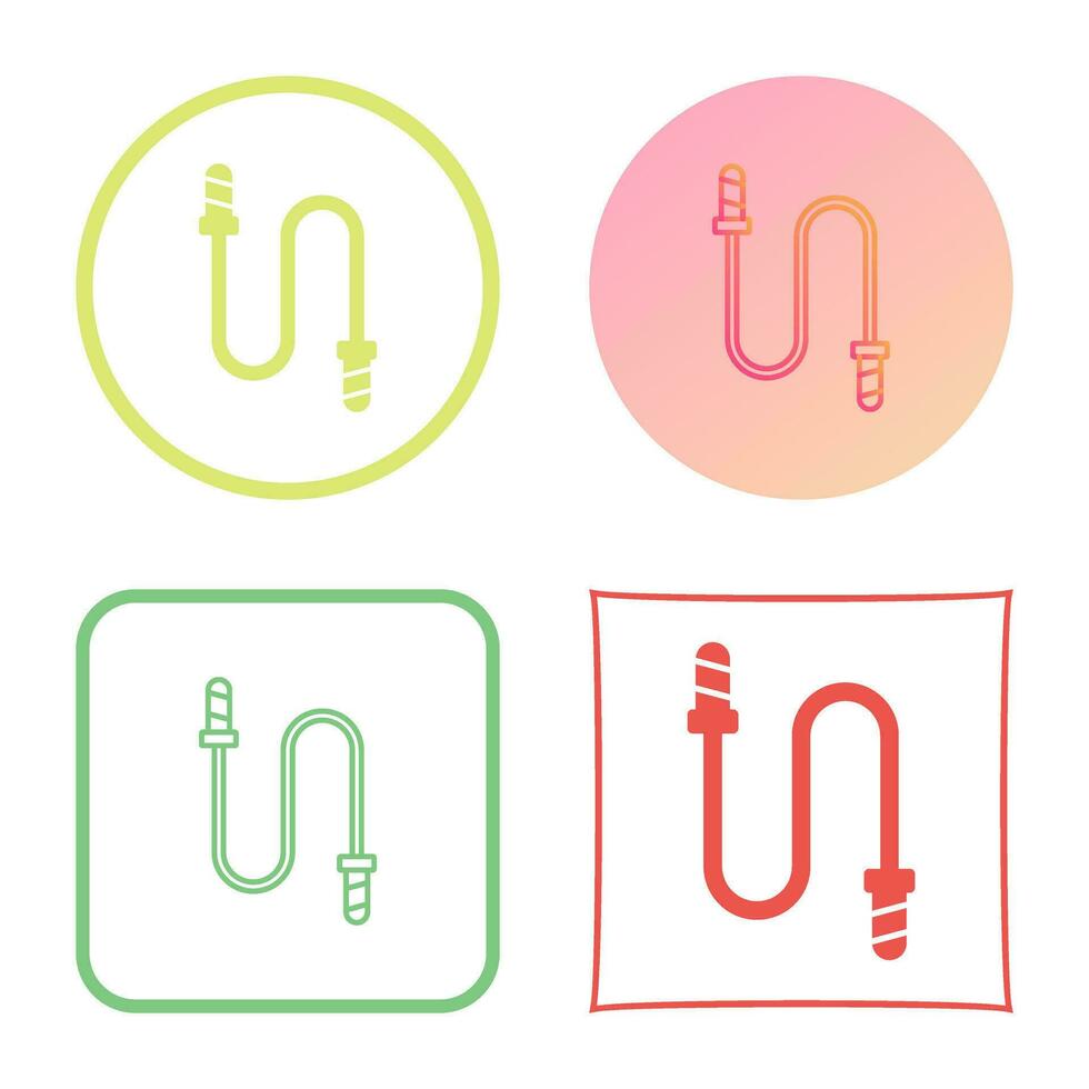 Jumping Rope Vector Icon