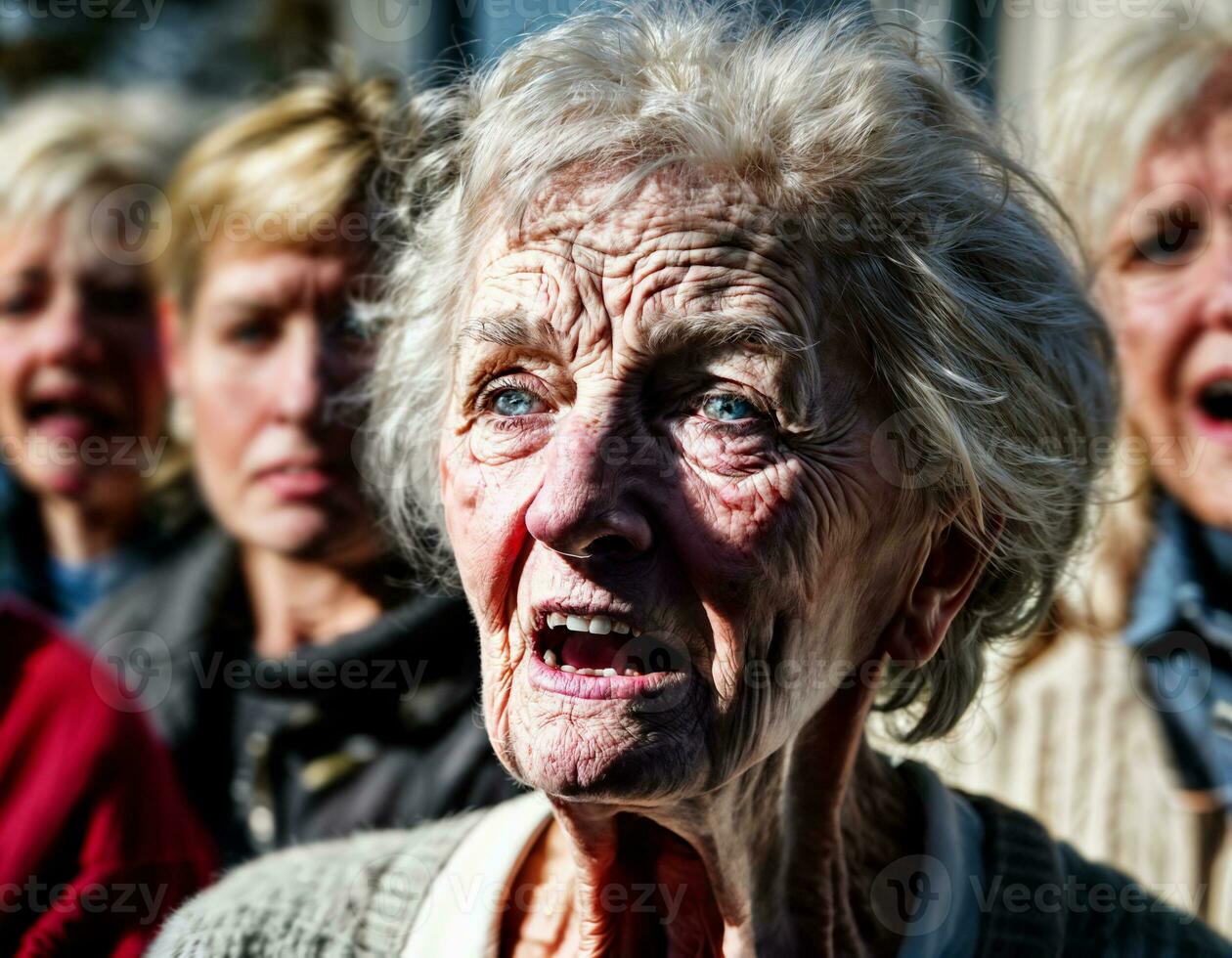 Photo Of Angry Senior People In Nursing Home Generative AI 31151526 photo-of-angry-senior-people-in-nursing-home-generative-ai-31151526