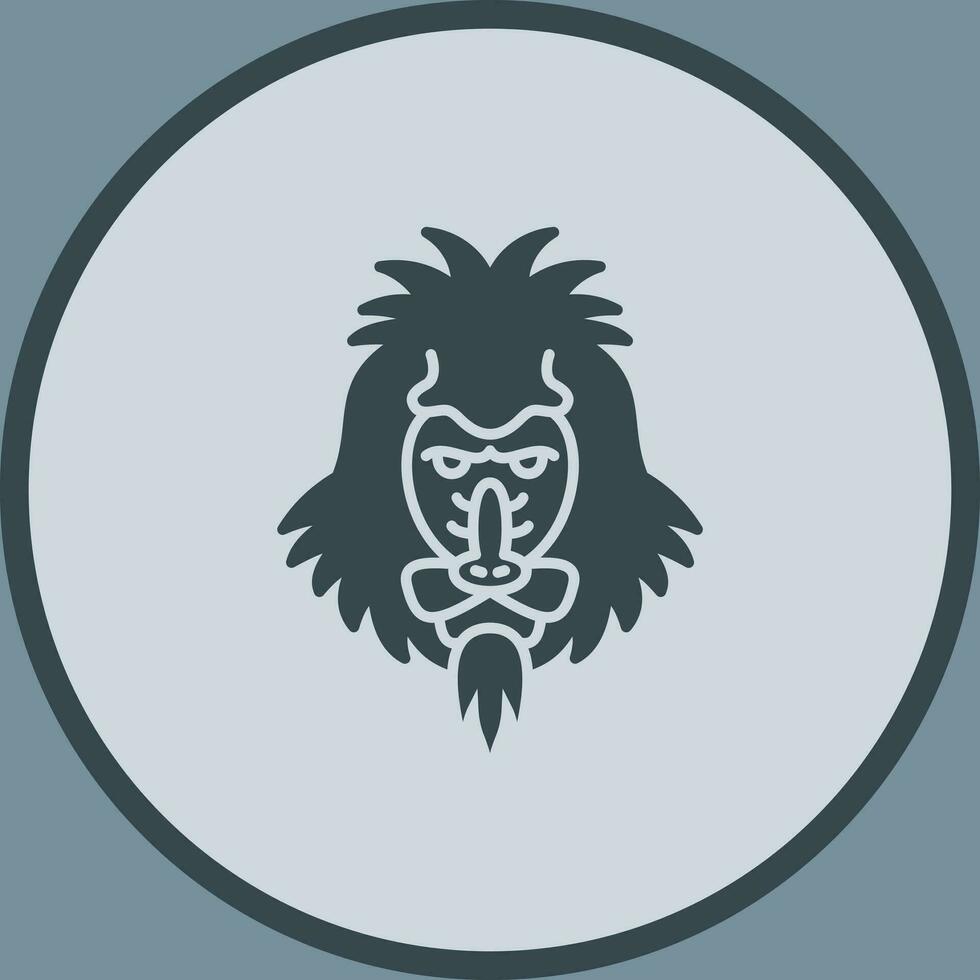 icono de vector de mandril