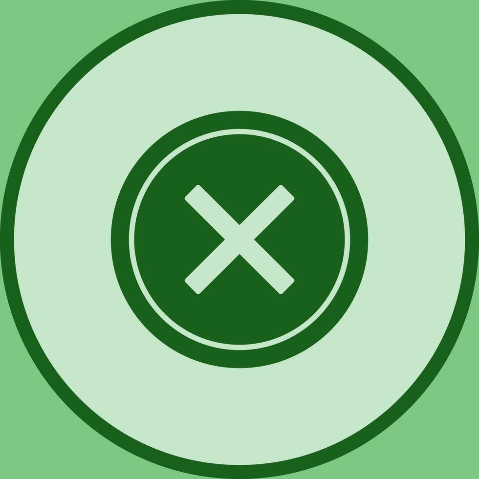 Do Not Cross Vector Icon