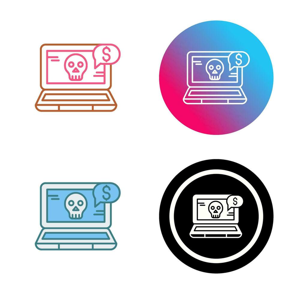 Online Fraud Vector Icon