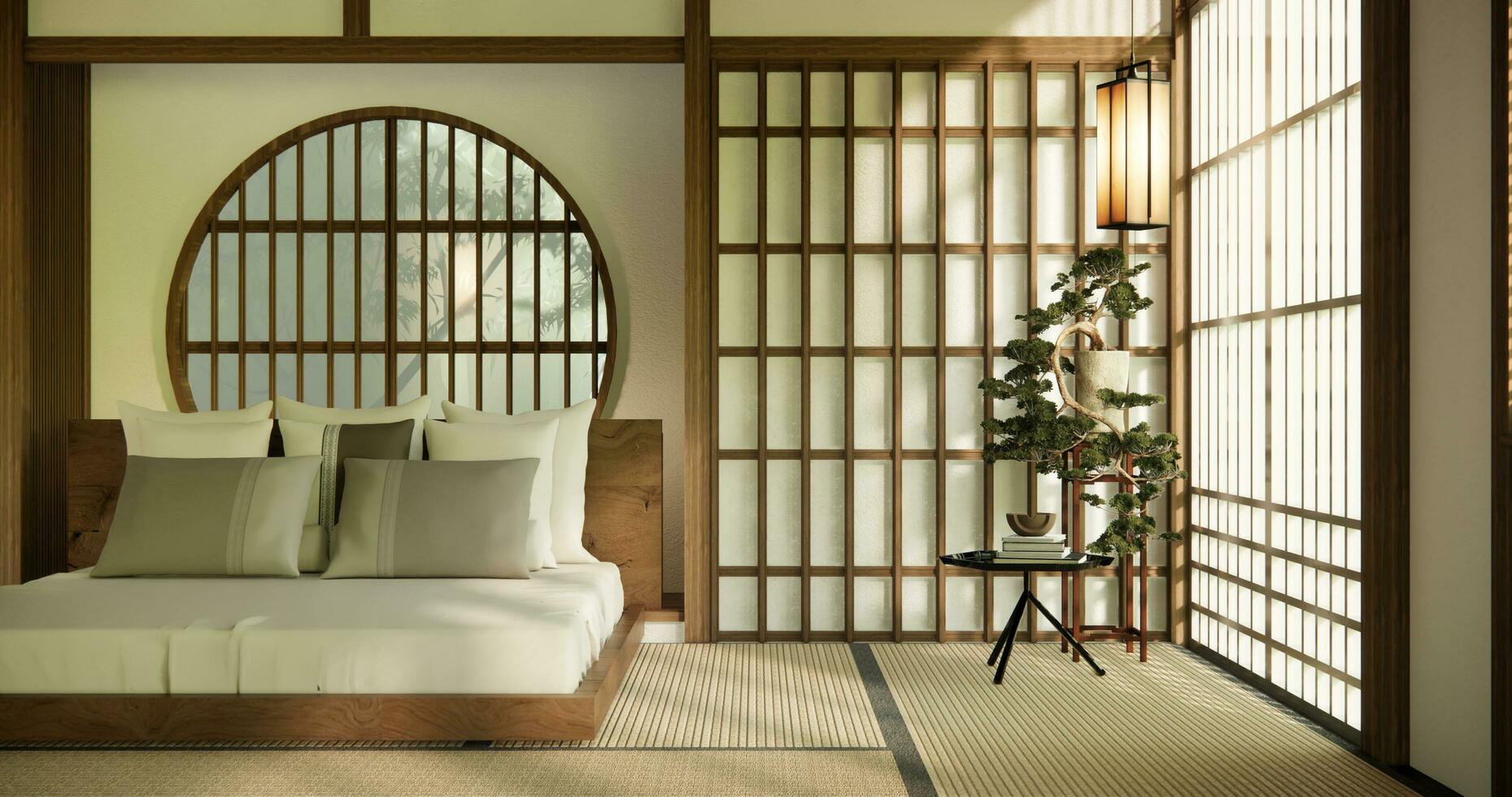 Bed room original - Japanese style interior design. photo