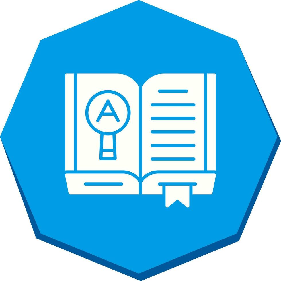 Open Book Vector Icon