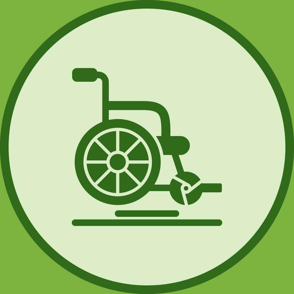 Wheel Chair Vector Icon