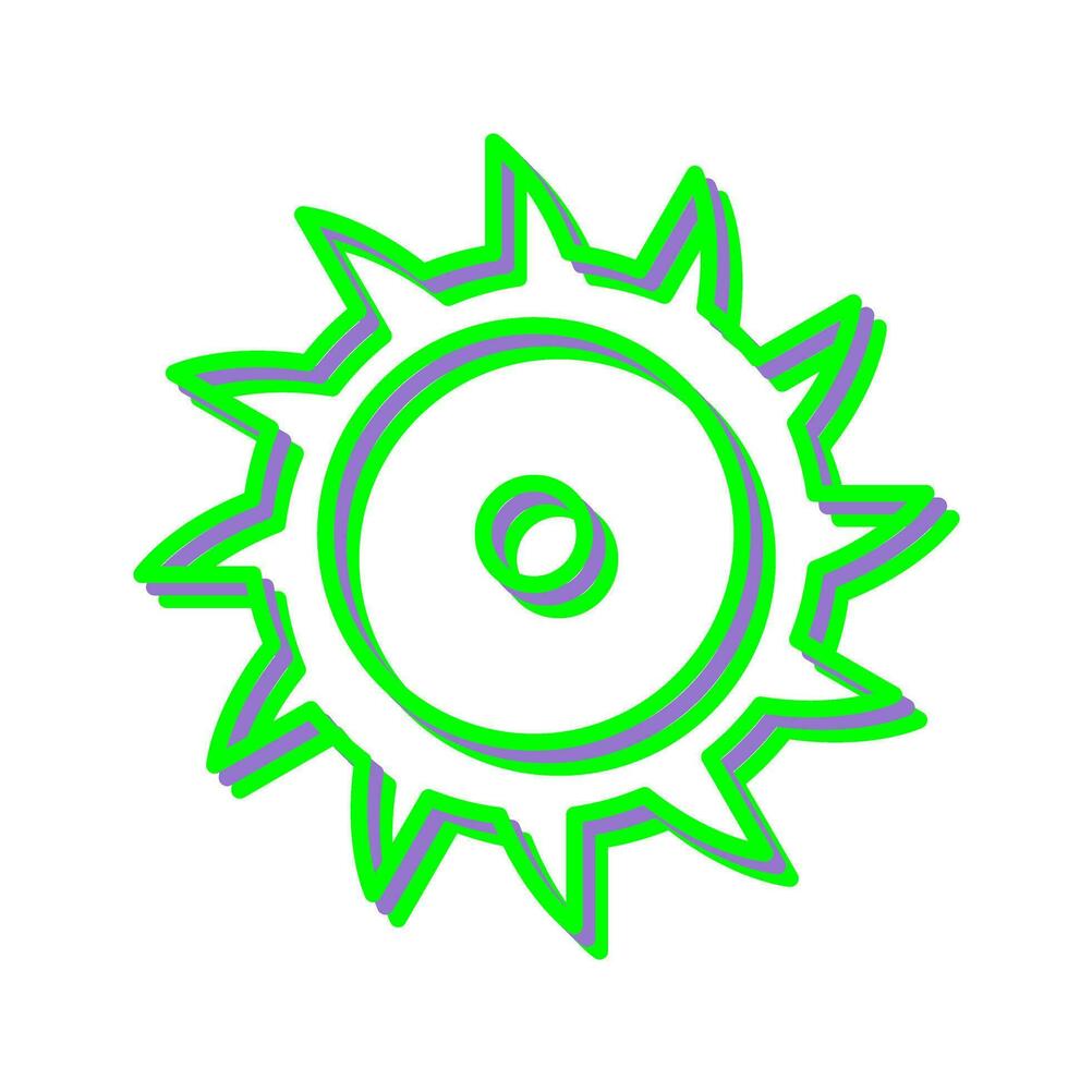 Saw Blade Vector Icon