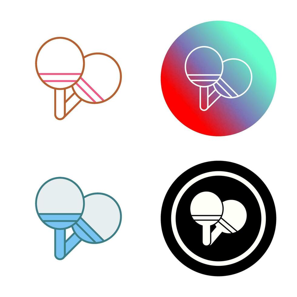 Ping Pong Vector Icon