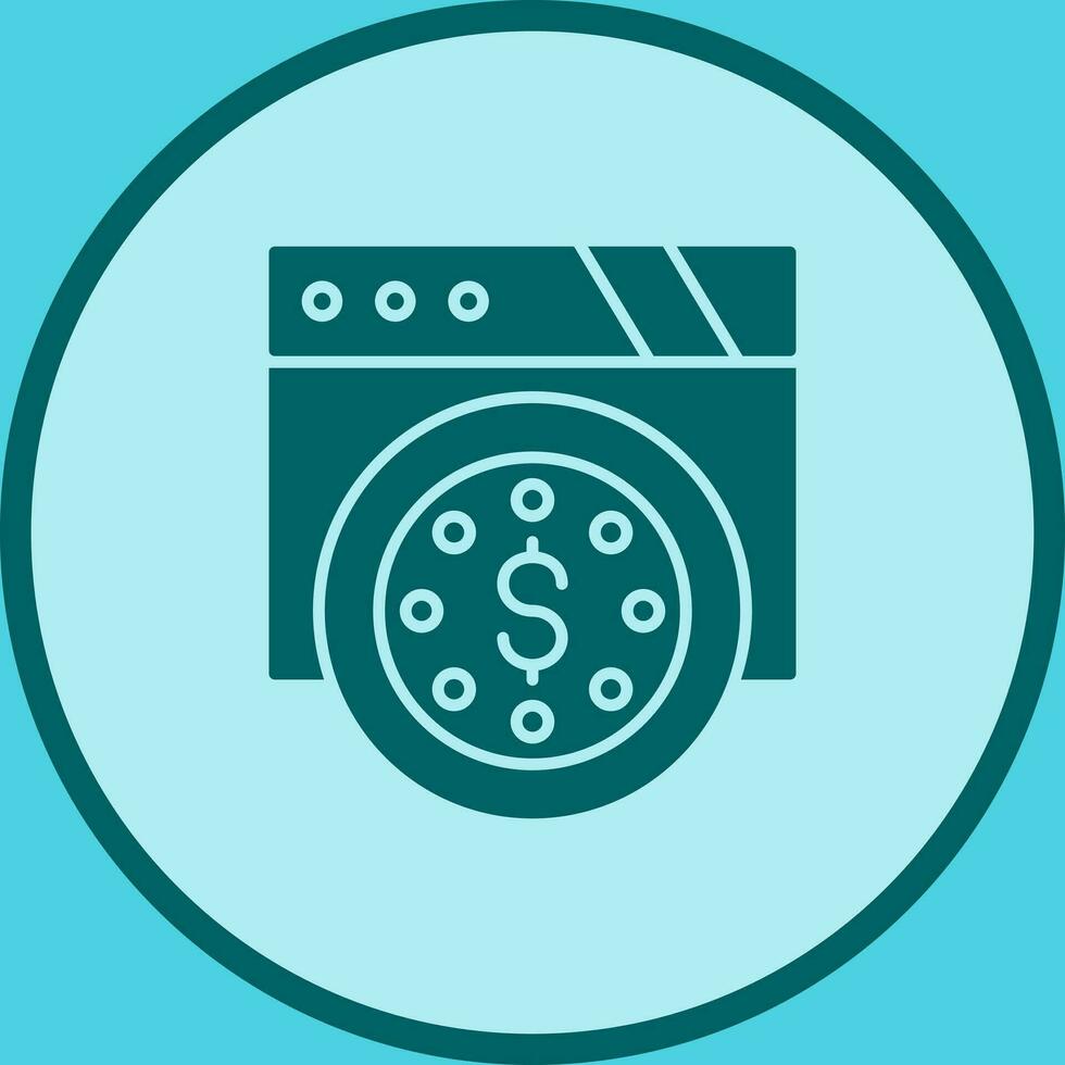Dollar Coin Vector Icon