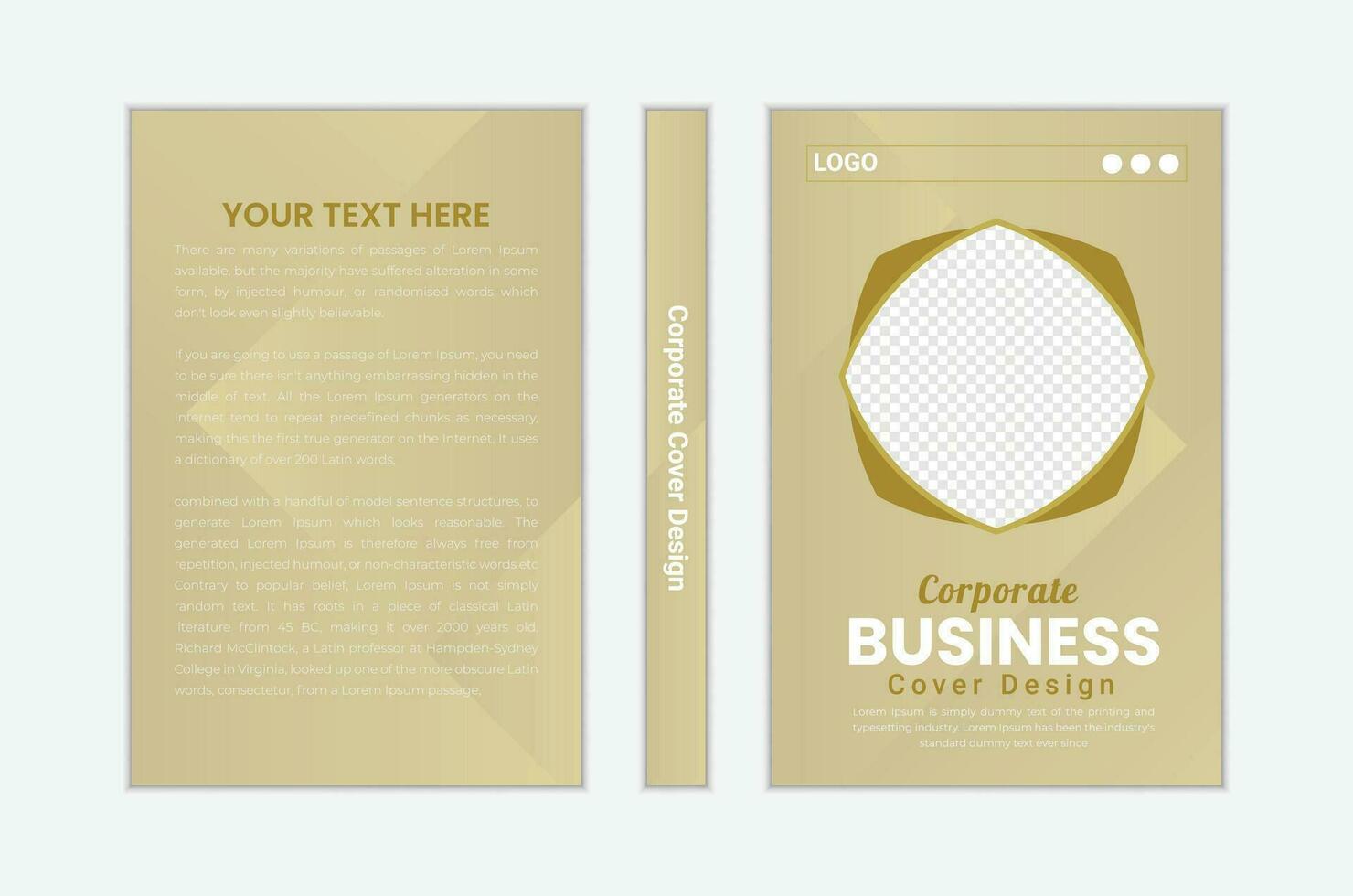 Book Cover design vector