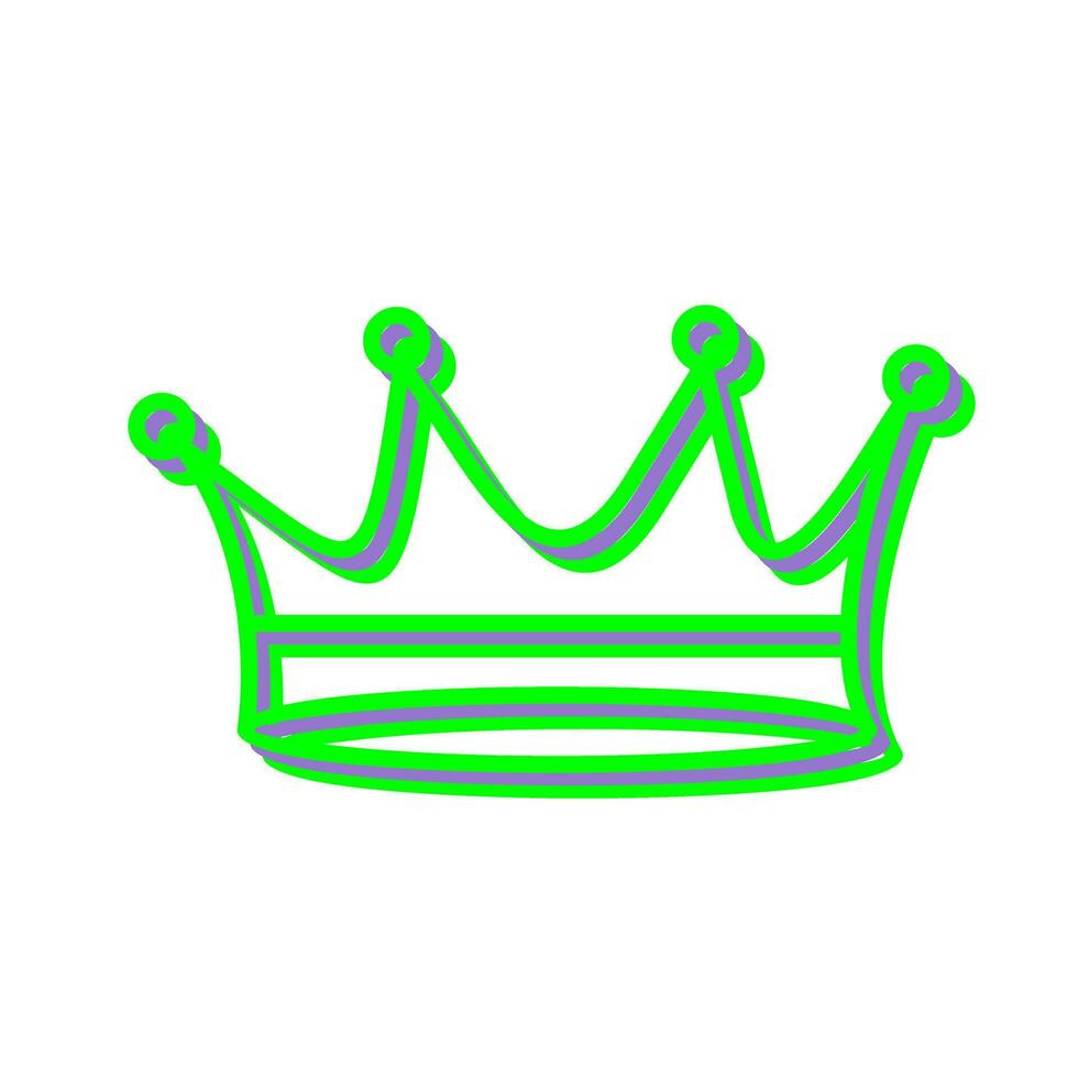 King Crown Vector Icon
