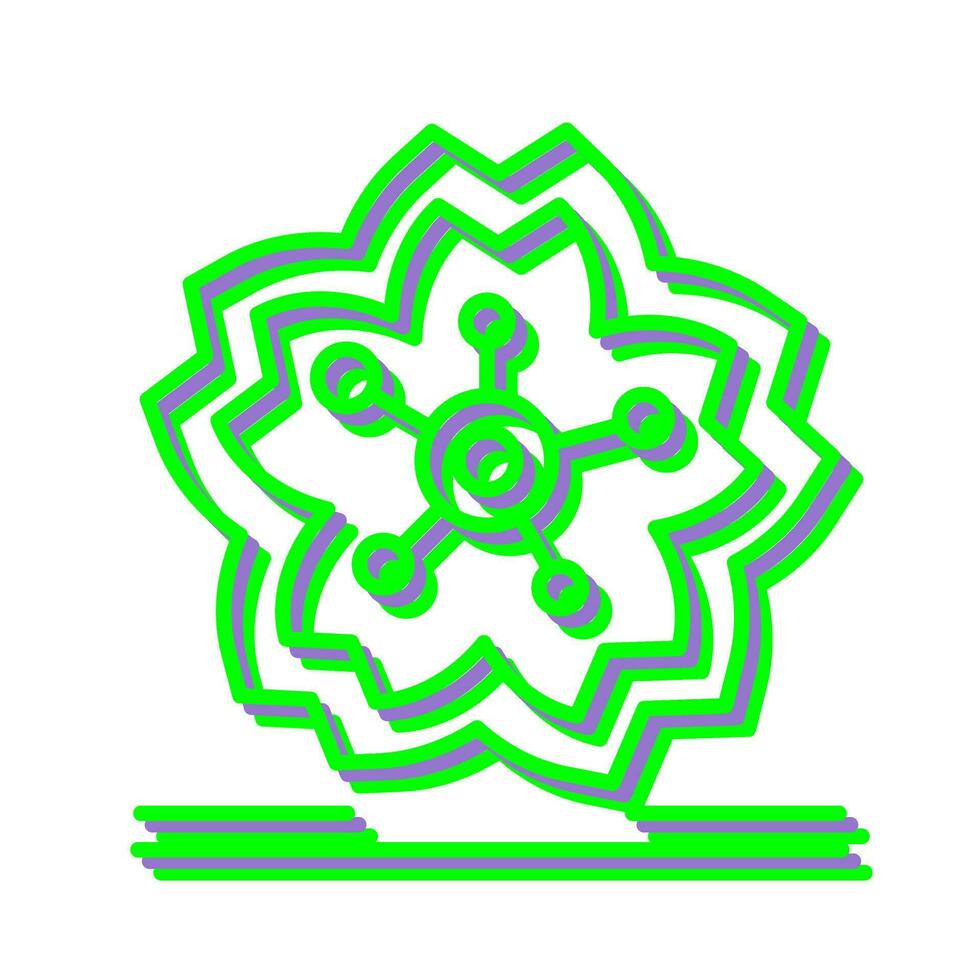 icono de vector de flor de cerezo