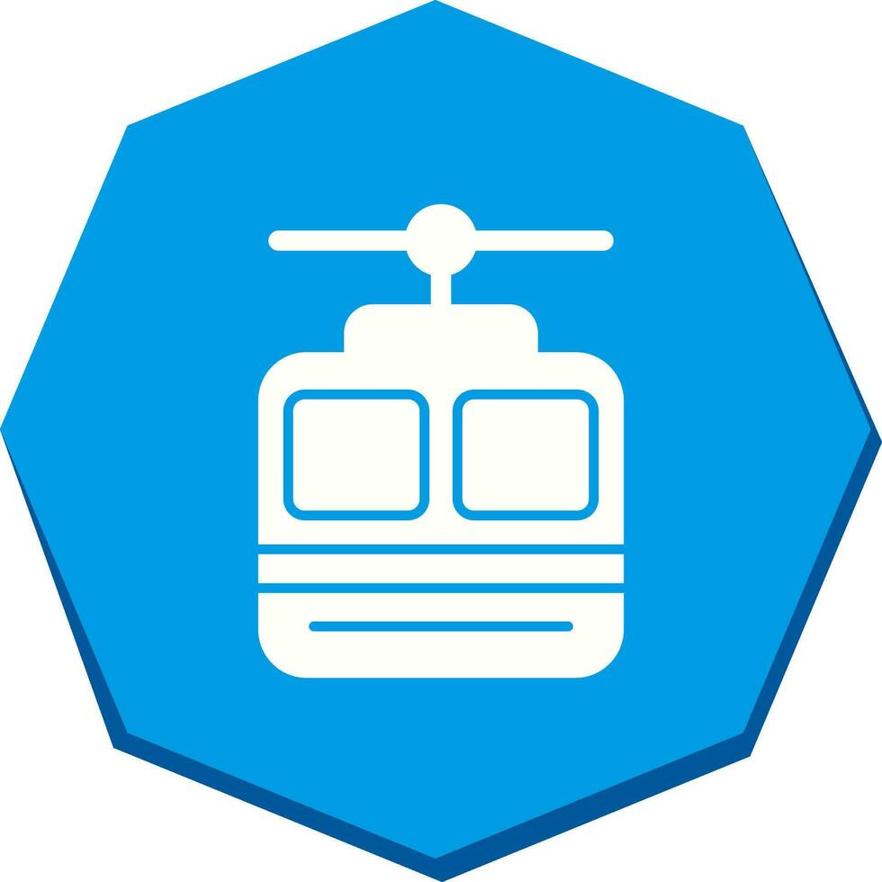 Cable car Vector Icon