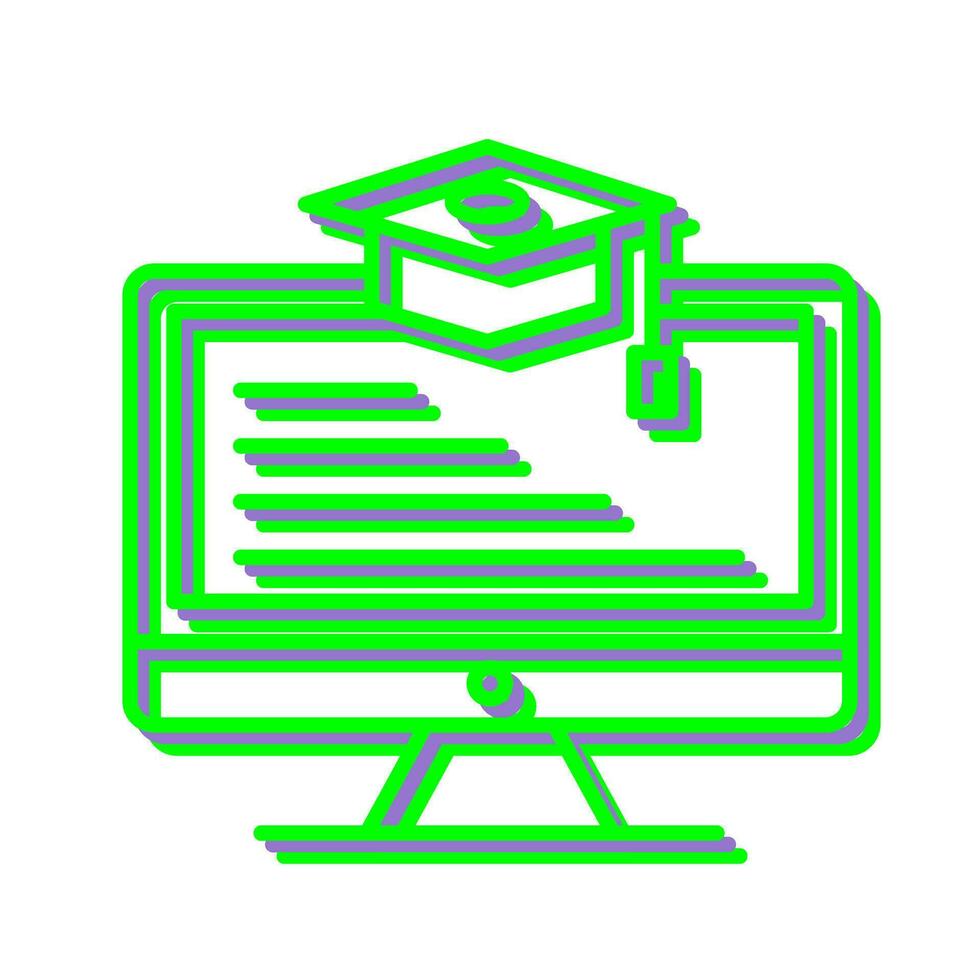 Online Learning Vector Icon