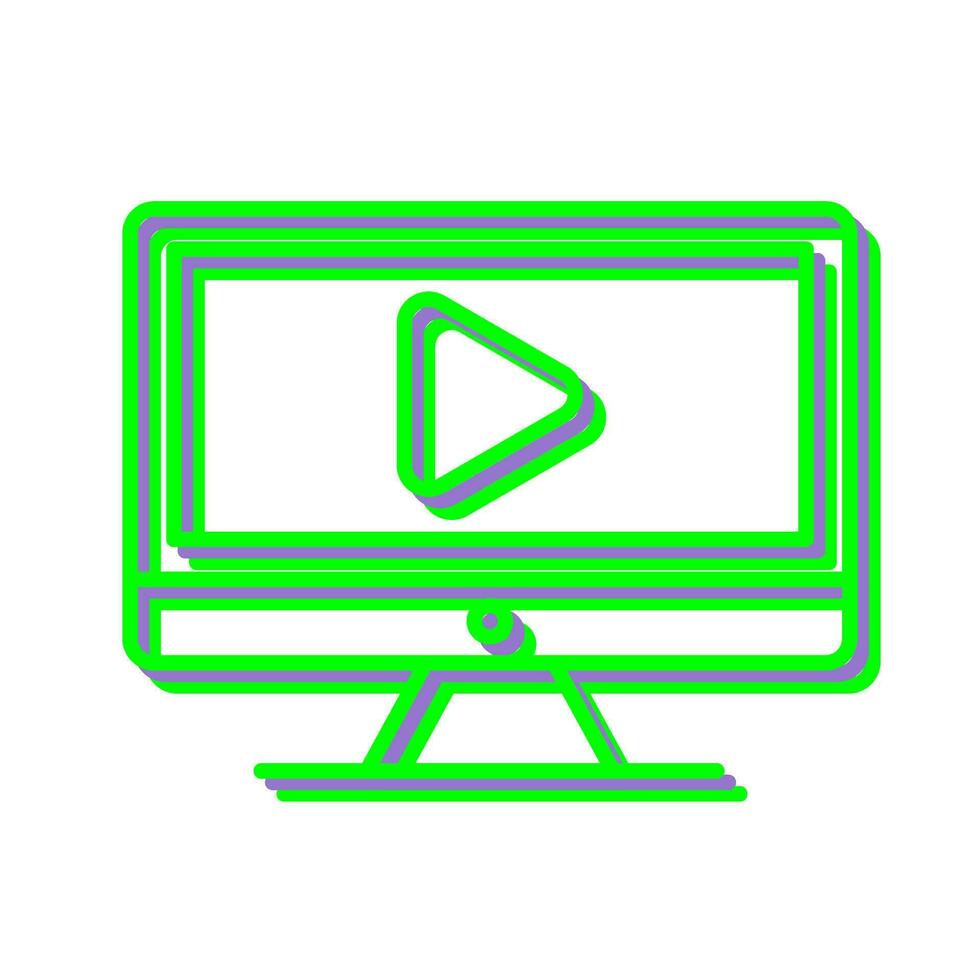 Video Lesson Vector Icon
