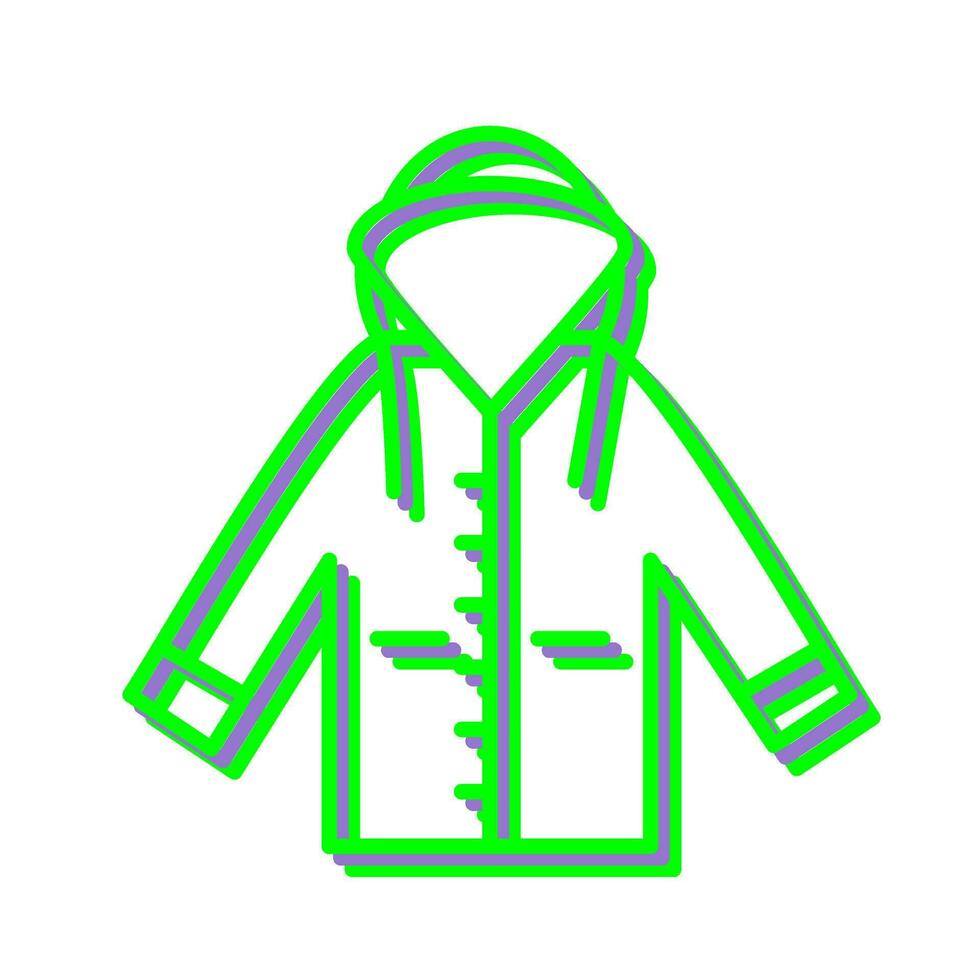 Raincoat Vector Icon