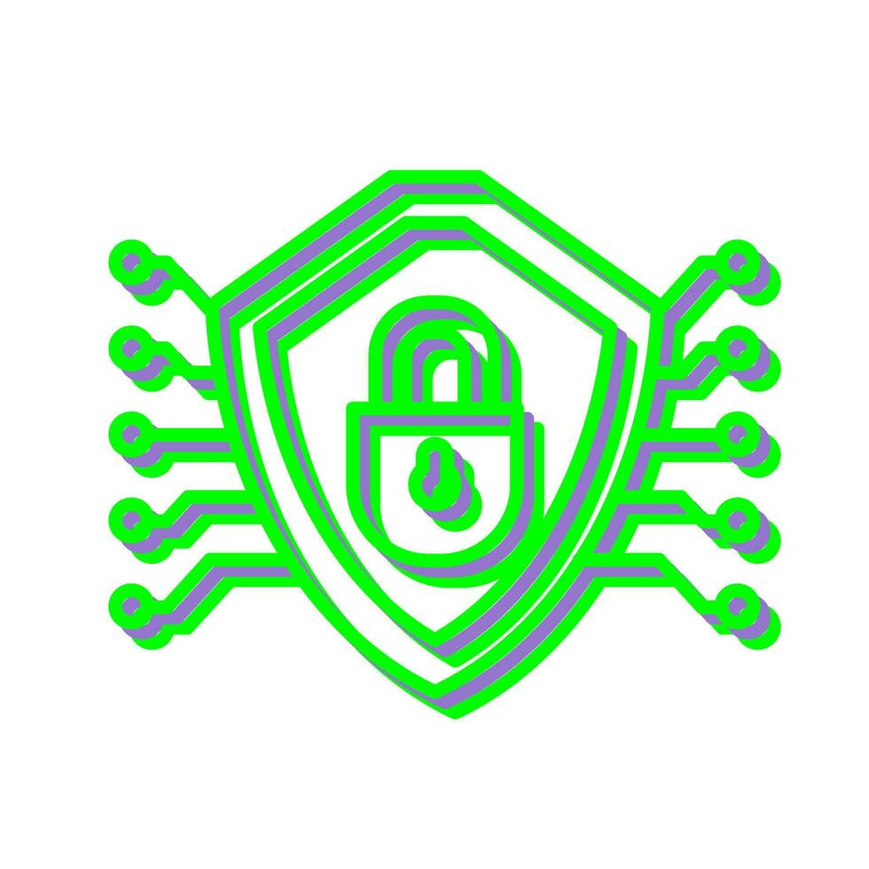 Cyber Security Vector Icon