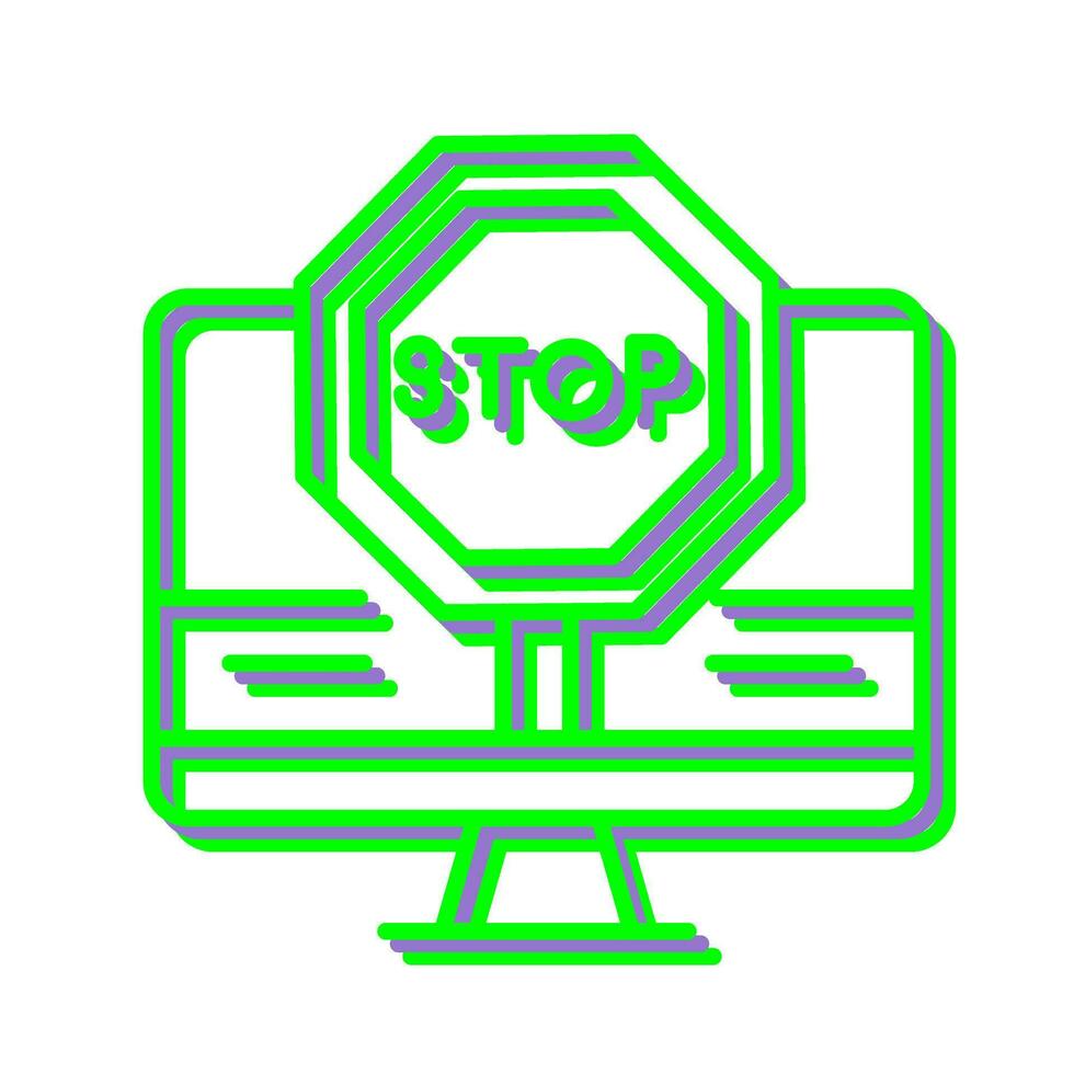 Stop Vector Icon