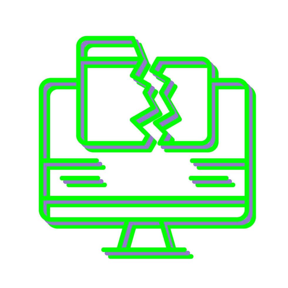 Data Loss Vector Icon