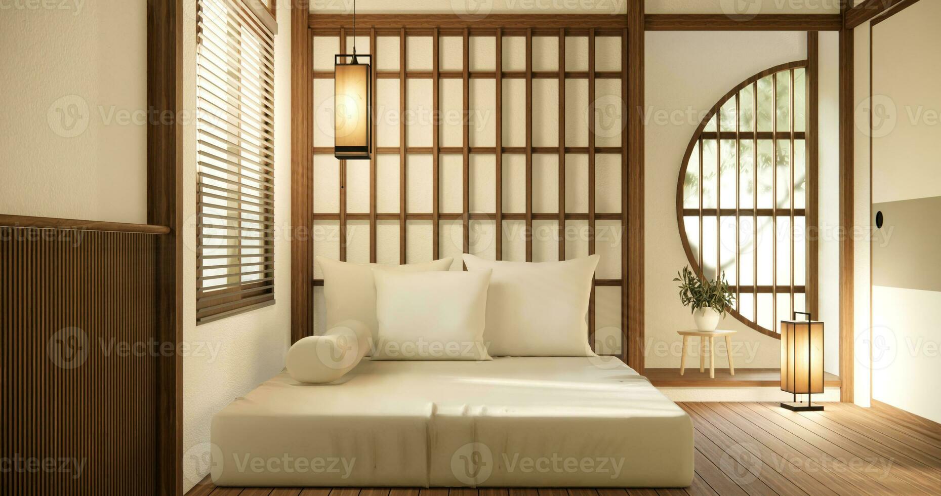 Bed room original - Japanese style interior design. photo