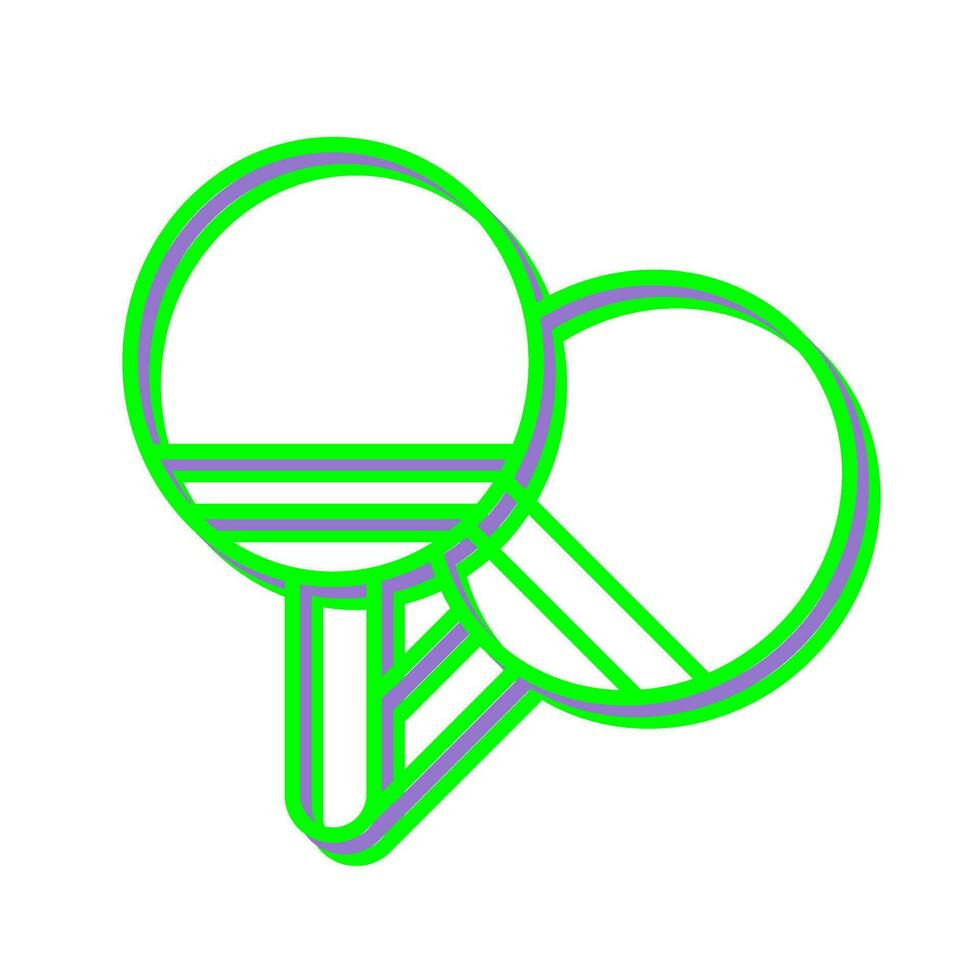 Ping Pong Vector Icon