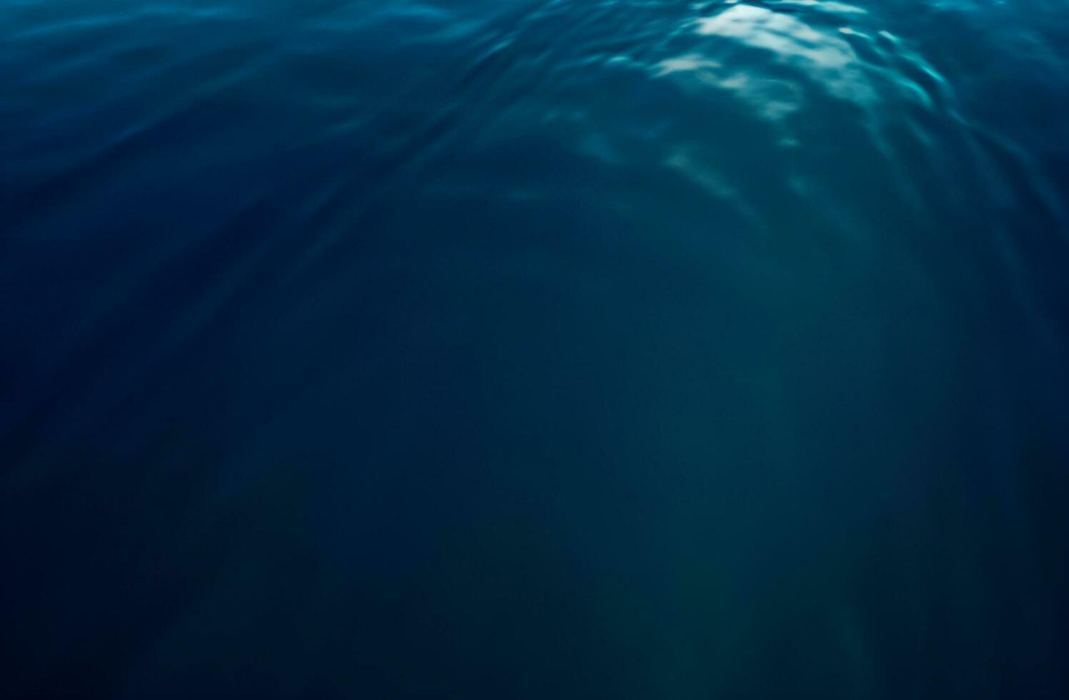 Blue water surface background photo
