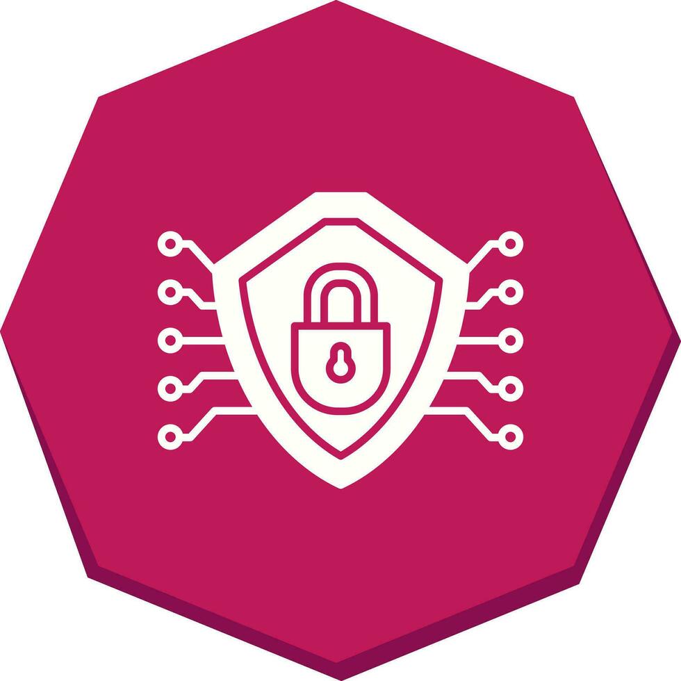 Cyber Security Vector Icon