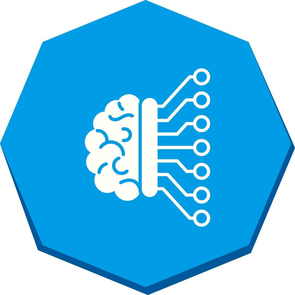 Machine Learning Vector Icon