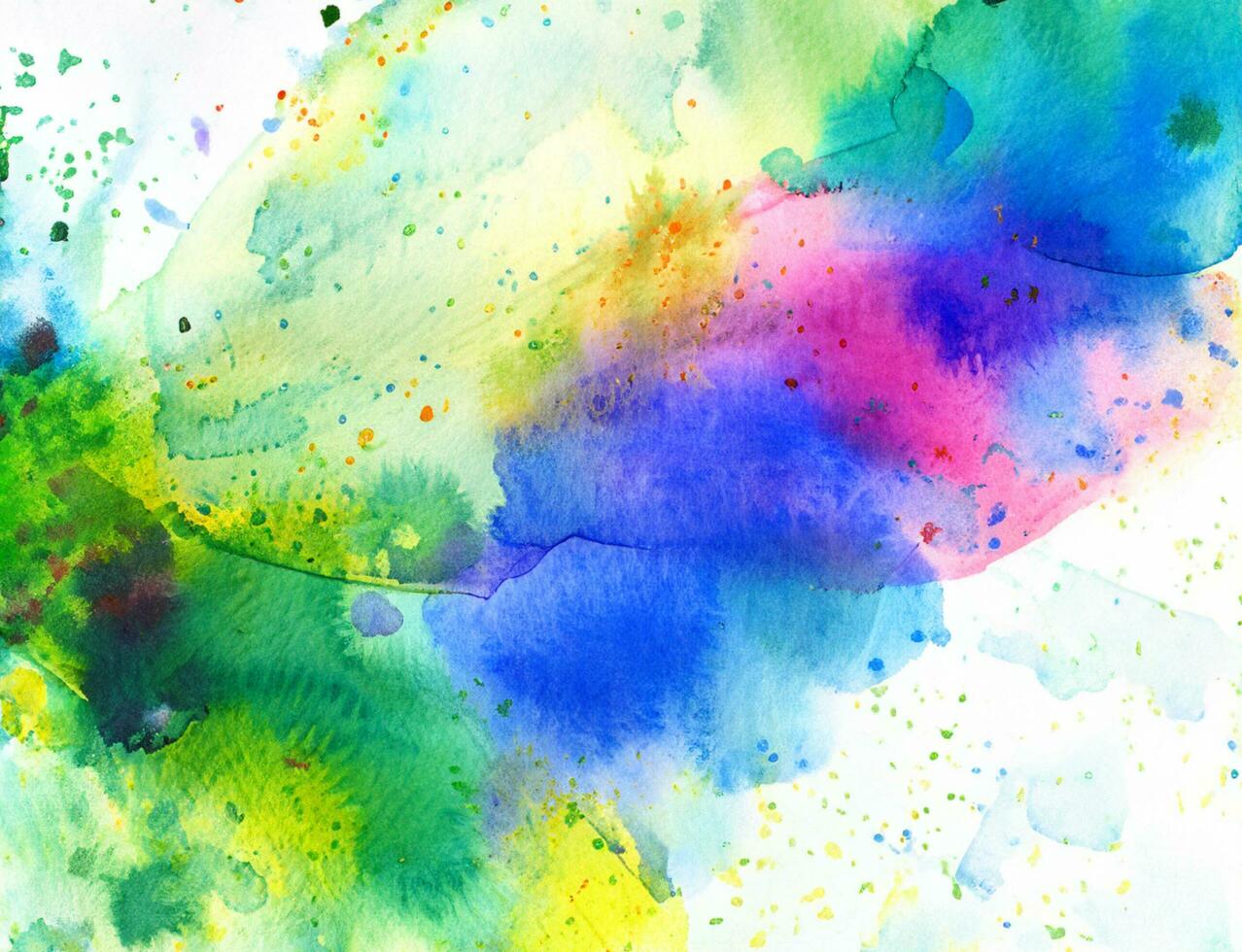 Abstract colorful watercolor for background photo