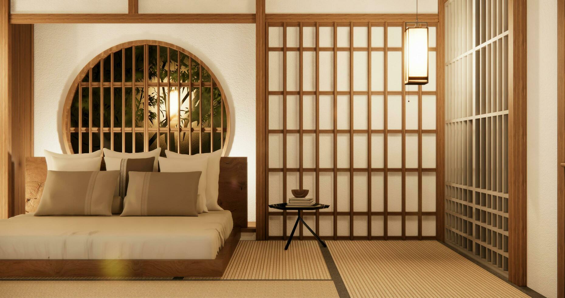 Bed room original - Japanese style interior design. photo