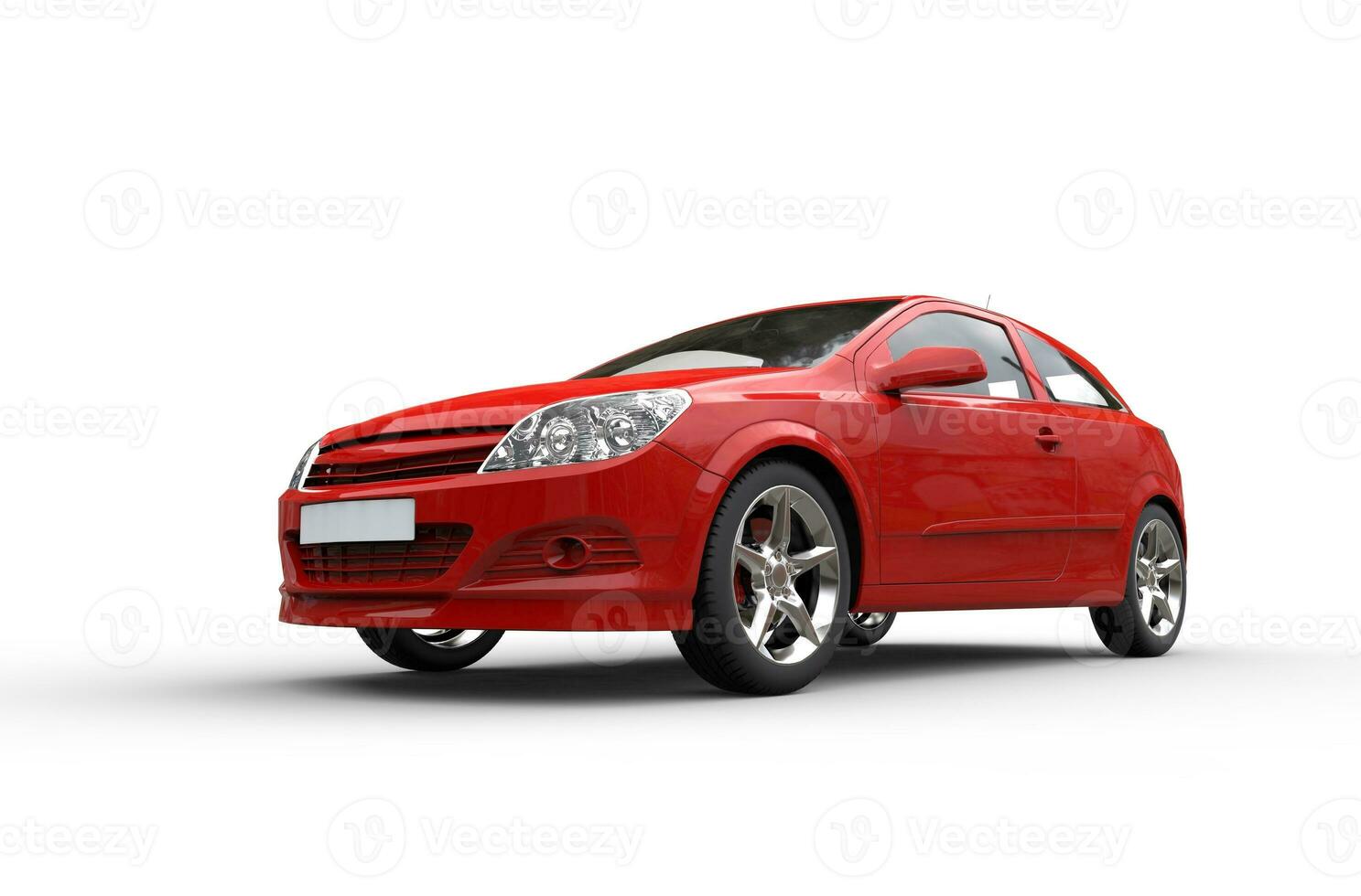 Red Family Car Power Shot photo