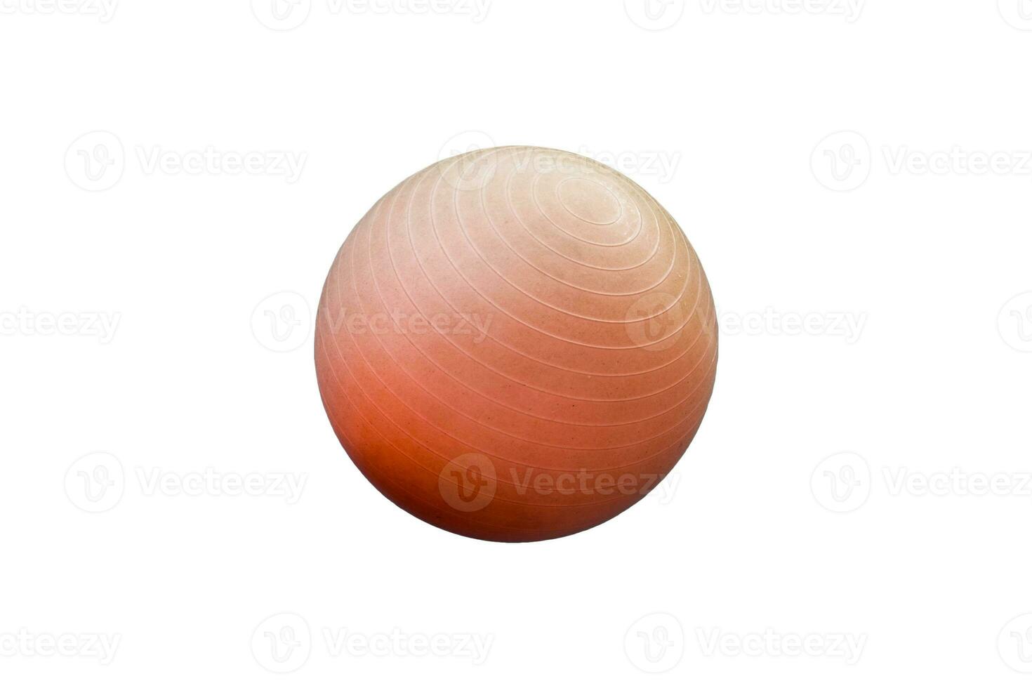 Red rubber ball shape circle photo