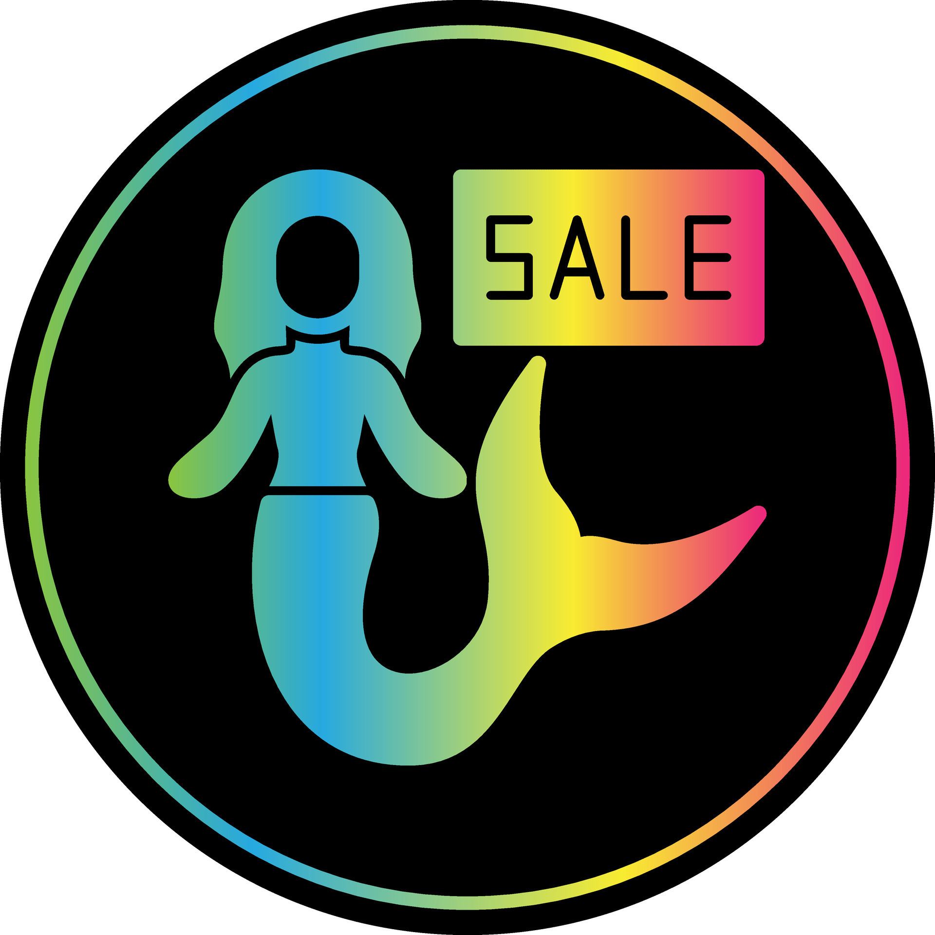 Sale Mermaid Vector Icon Design 31158059 Vector Art at Vecteezy