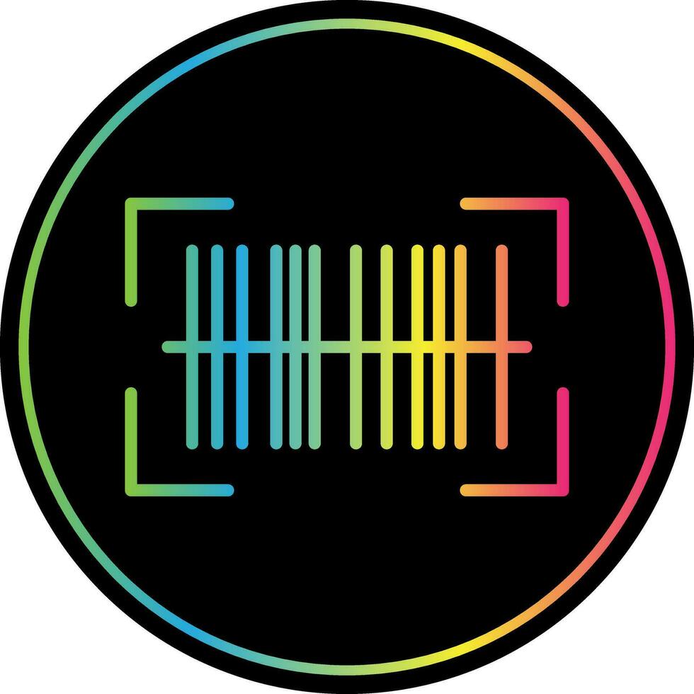 Shopping Barcode Scanner Vector Icon Design