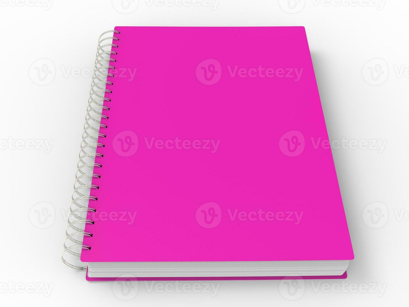 Summer pink spiral binding notebook photo