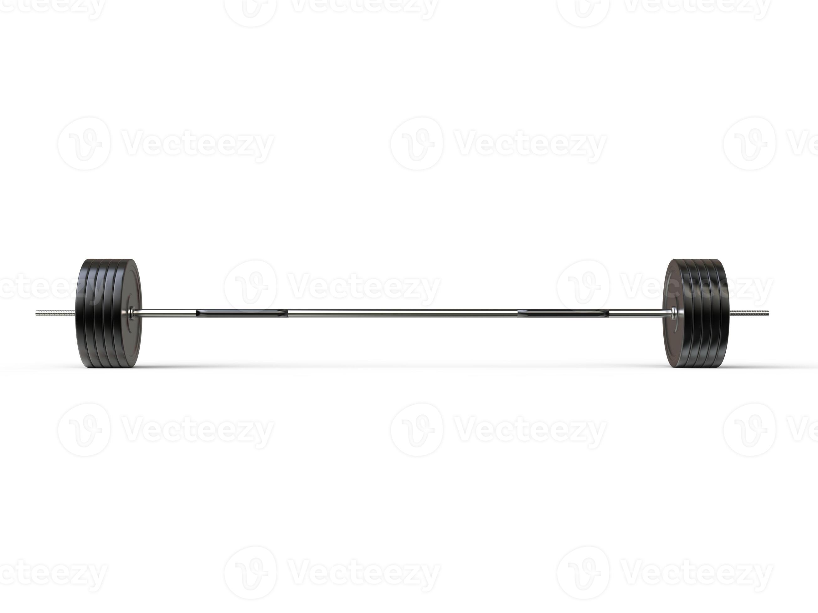 Olympic Barbell Weight with weights of different sizes 31158893 Stock Photo at Vecteezy