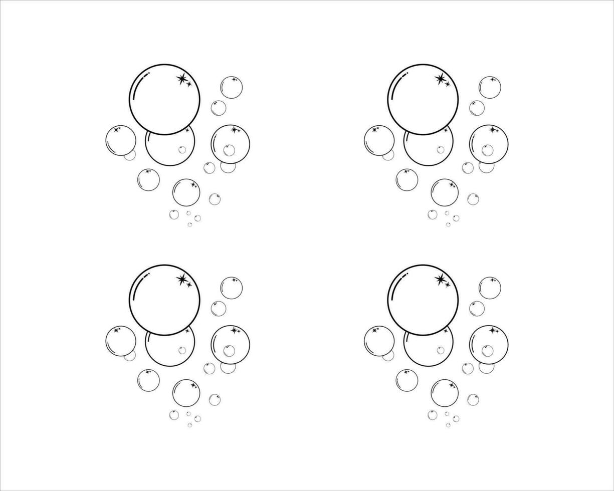 Bubble icon vector illustration design template