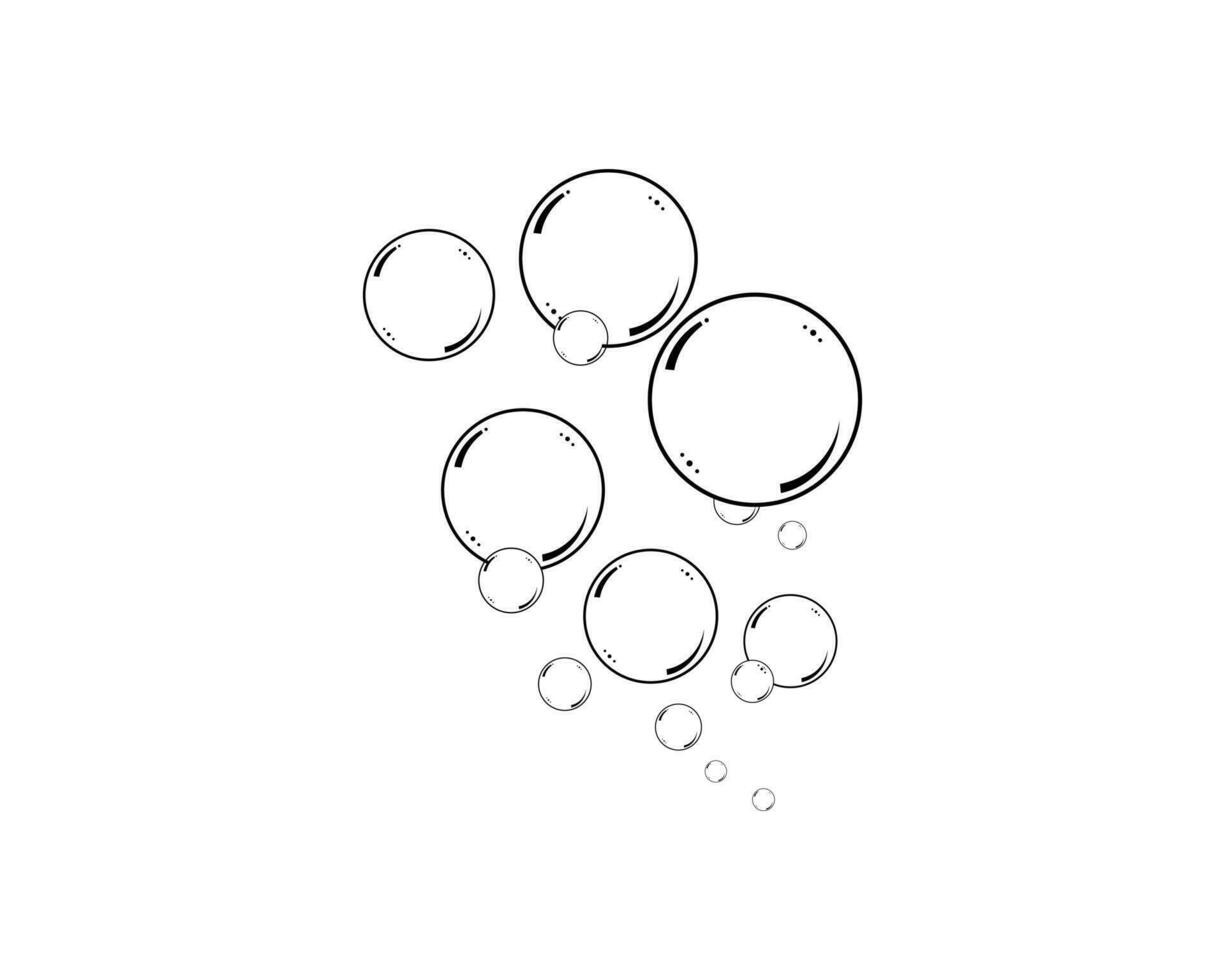 Bubble icon vector illustration design template