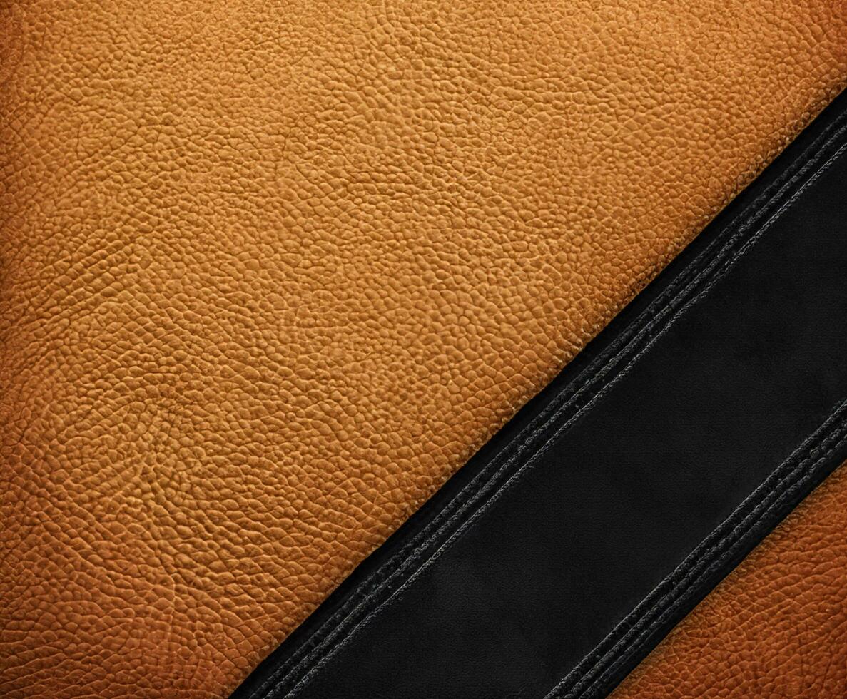 Brown leather texture background photo