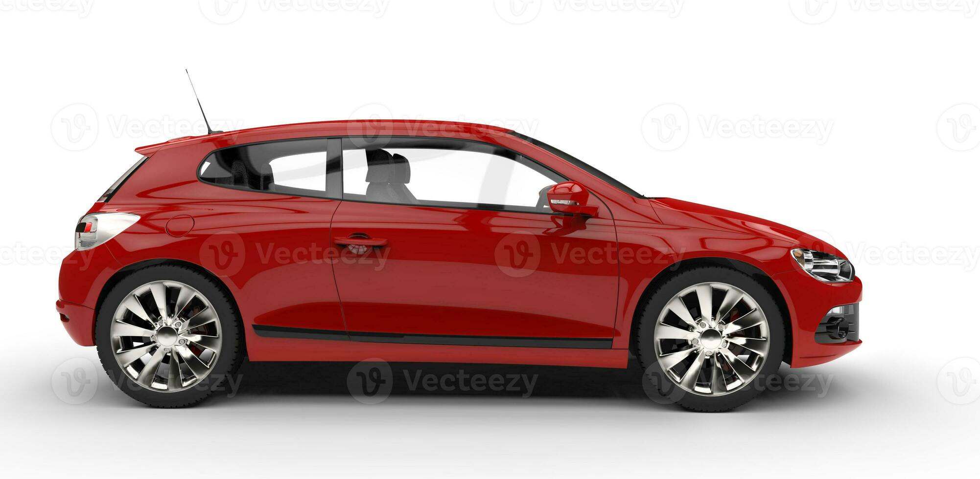 Red Family Car Side photo