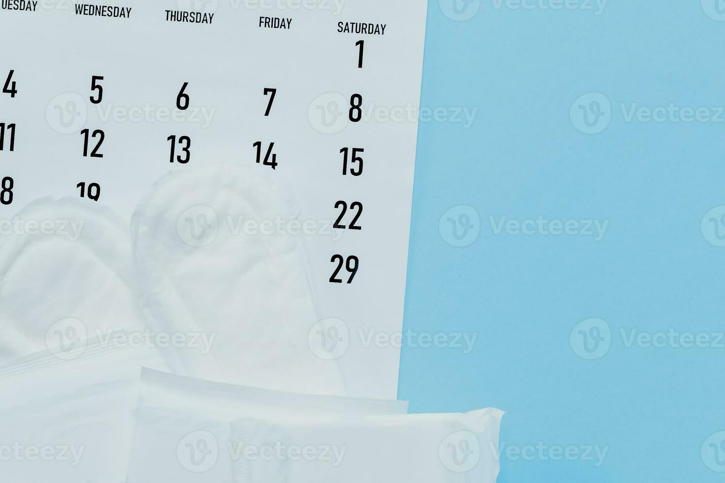 Monthly calendar and sanitary pads Menstruation cycle calendar Women Monthly calendar and sanitary pads Menstruation cycle calendar Women