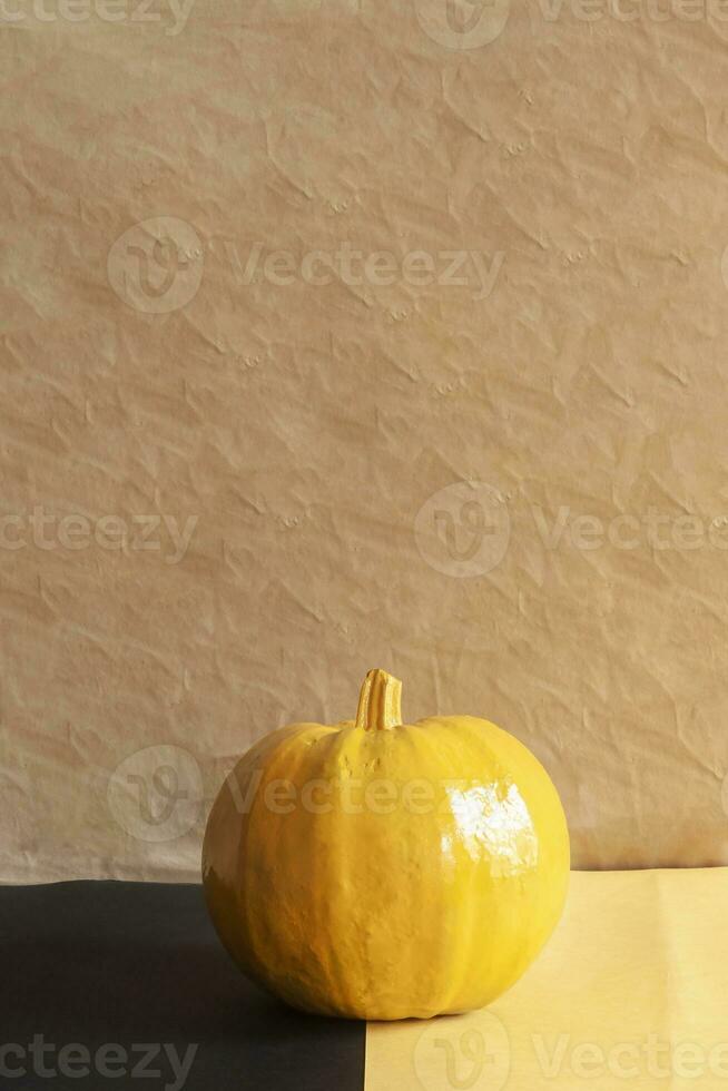 Big Halloween pumpkin photo