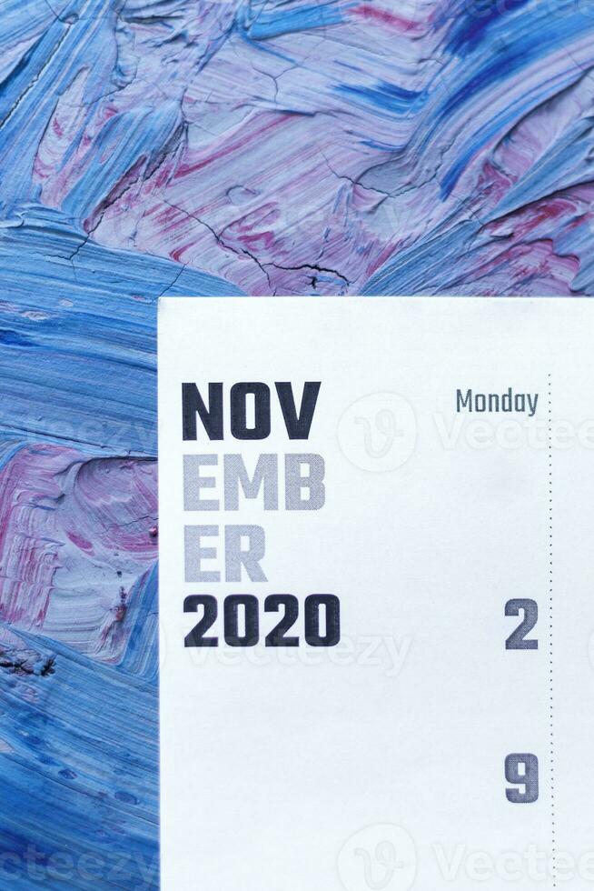 noviembre 2021 calendario. mensual calendario foto