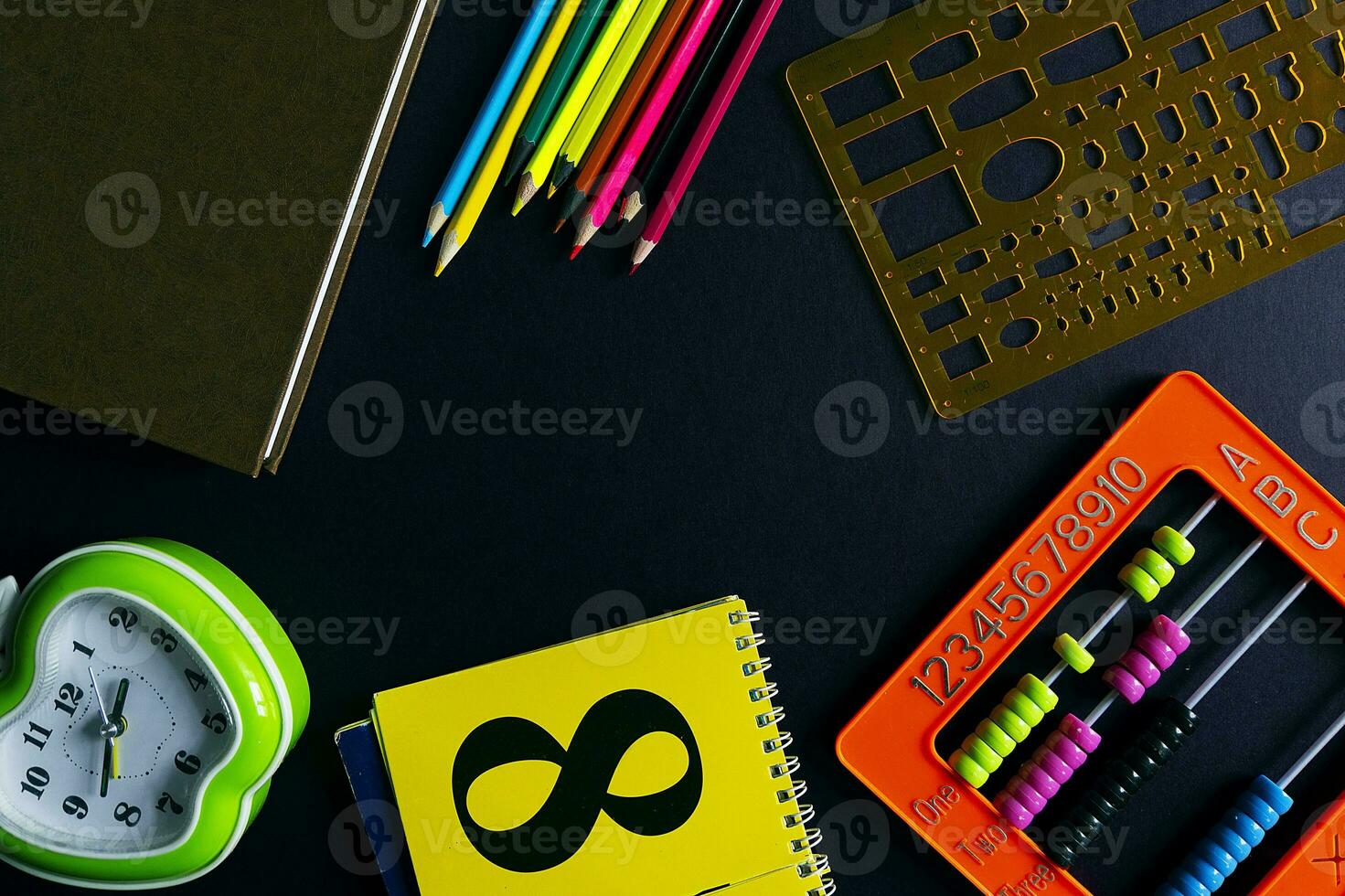Homeschool. Back to school. Distance education. Education during the quarantine. Studying and learning from home photo